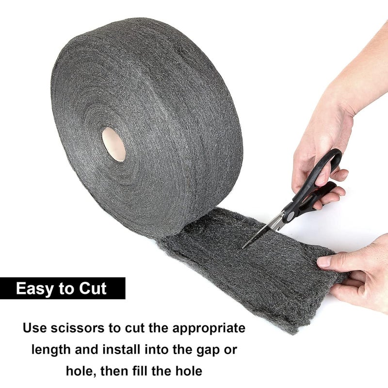 DIRBUY 0000 Steel Wool 5lb - Hardware Cloth for Cleaning, Buffing, Polishing Glass, Windows, Tiles, Metal - Image 5